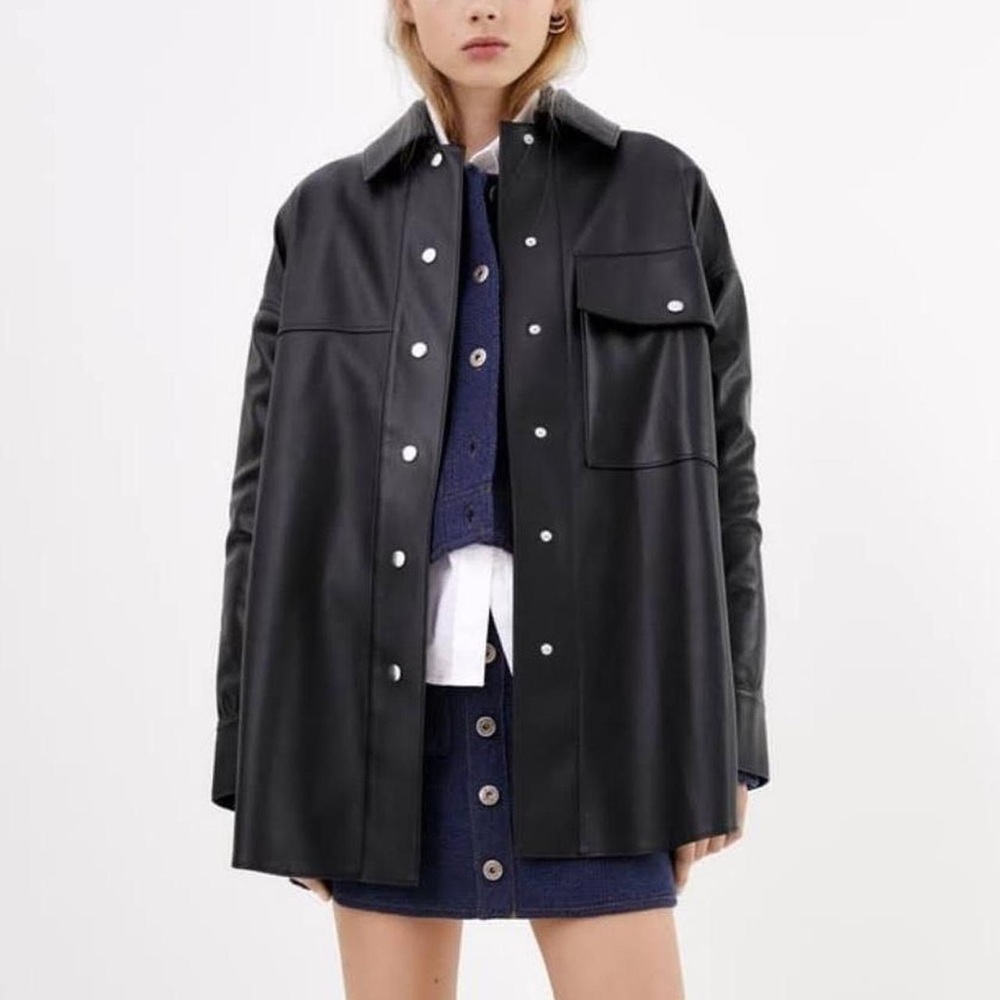 Black oversized shirt